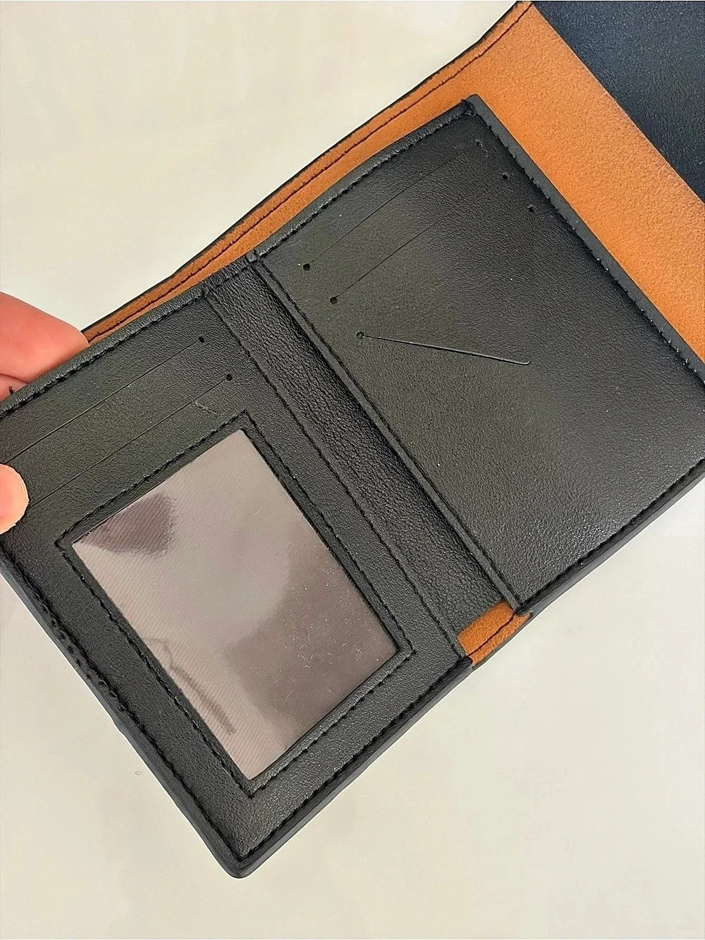 D Crocodile-Embossed Wallet in Black gold D logo